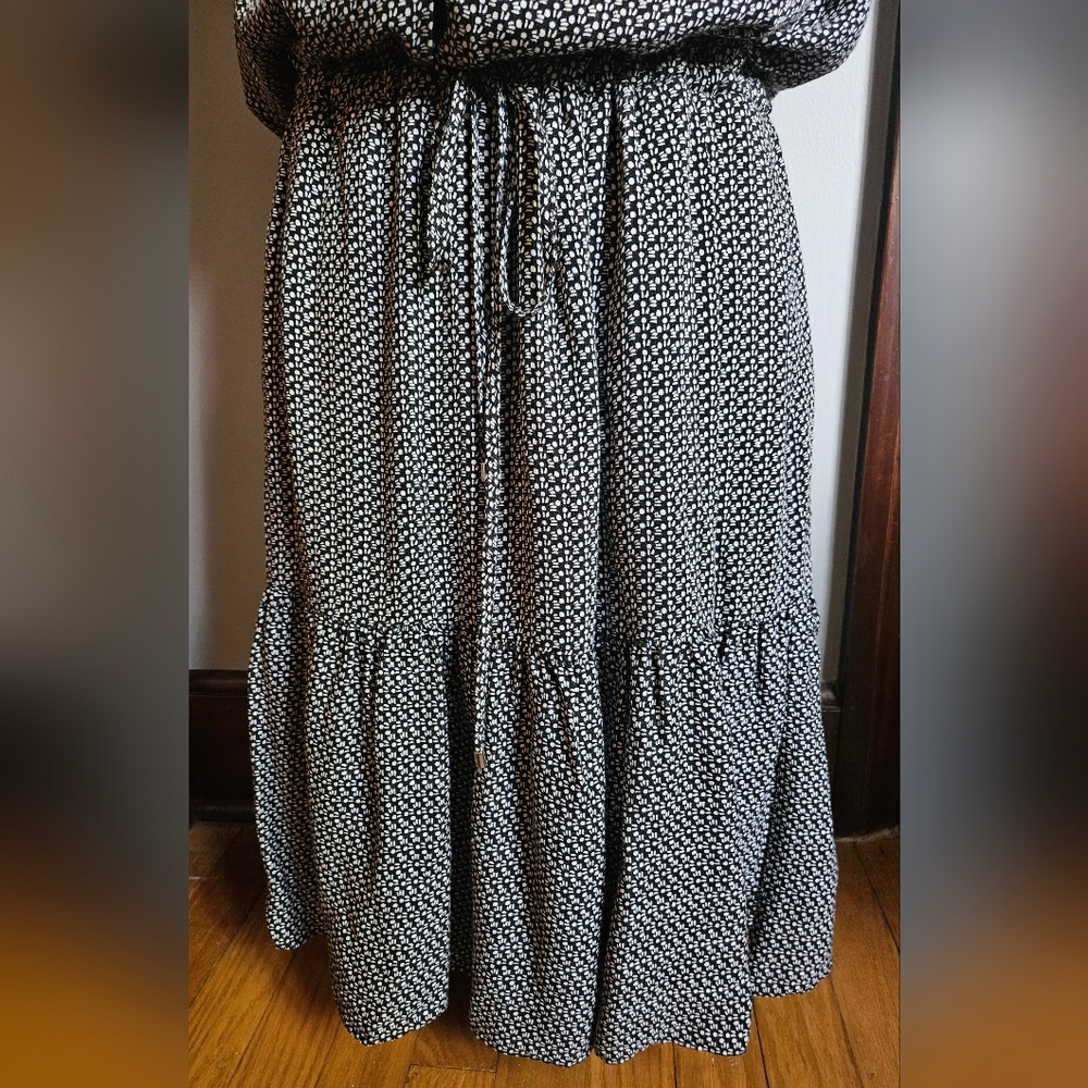 White House Black Market Sundress With Drawstring Waist - Picture 4 of 12